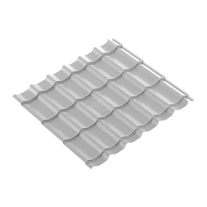 Металлочерепица Супер Monterrey 0.5 Полиэстер RAL 9006