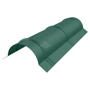 Конек полукруглый малый Полиэстер RAL 6005