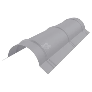 Конек полукруглый малый Полиэстер RAL 7004