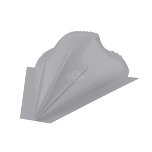 Заглушка конусная для конька ПРЕМИУМ Полиэстер RAL 7004