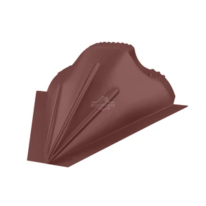 Заглушка конусная для конька ПРЕМИУМ Полиэстер RAL 8017