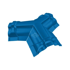 Тройник Y-образный для конька ПРЕМИУМ Полиэстер RAL 5005