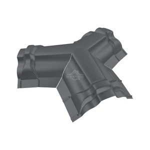 Тройник Y-образный для конька ПРЕМИУМ Texture RAL 7024