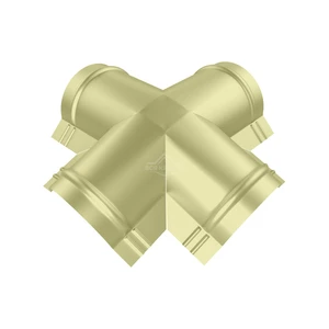 Четверник для конька полукруглого малого Полиэстер RAL 1014