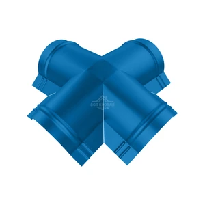 Четверник для конька полукруглого малого Полиэстер RAL 5005