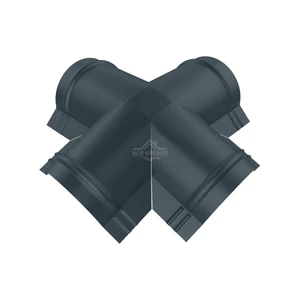 Четверник для конька полукруглого малого Полиэстер RAL 7016