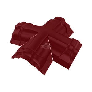 Четверник для конька ПРЕМИУМ Полиэстер RAL 3005