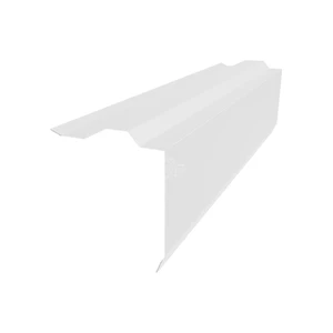 Планка торцевая (ветровая) фигурная 115х105 Полиэстер RAL 9003