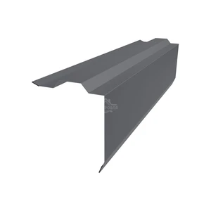 Планка торцевая (ветровая) фигурная 115х105 Полиэстер RAL 7024