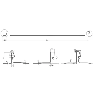Фальцевая панель (клик-замок) гладкая 0.45 Полиэстер RAL 6005