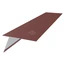 Планка карнизная 130х80 Полиэстер RAL 8017 для фальцевой кровли