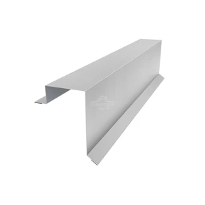 Планка торцевая 100х60 Zn для фальцевой кровли