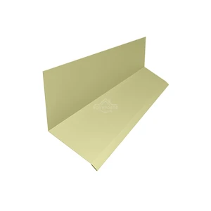 Планка примыкания верхняя к стене 153х130 Полиэстер RAL 1014 для фальцевой кровли