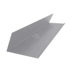 Планка примыкания верхняя к трубе 250х210 Полиэстер RAL 7004 для фальцевой кровли