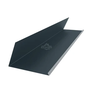 Планка примыкания верхняя к трубе 250х210 Полиэстер RAL 7016 для фальцевой кровли