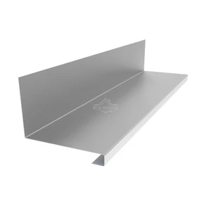 Планка примыкания нижняя к трубе 157х200х30 Zn для фальцевой кровли