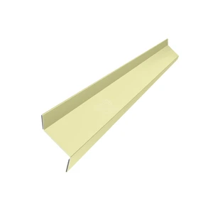 Планка примыкания в штробу 60х20 Полиэстер RAL 1014 для фальцевой кровли