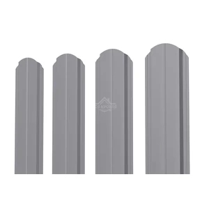 Евроштакетник В.К. фигурный 0.35 Полиэстер RAL 7004