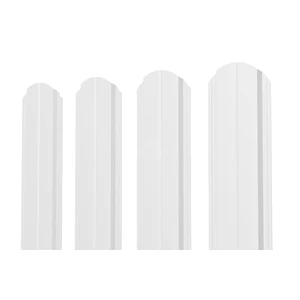 Евроштакетник В.К. фигурный 0.35 Полиэстер RAL 9003