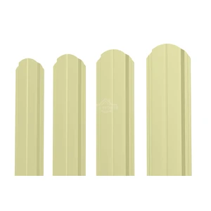 Евроштакетник В.К. фигурный 0.4 Полиэстер RAL 1014