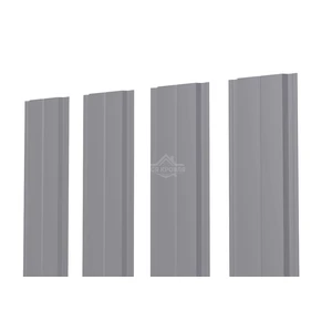 Евроштакетник В.К. прямой 0.35 Полиэстер RAL 7004