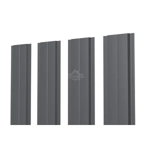 Евроштакетник В.К. прямой 0.35 Полиэстер RAL 7024