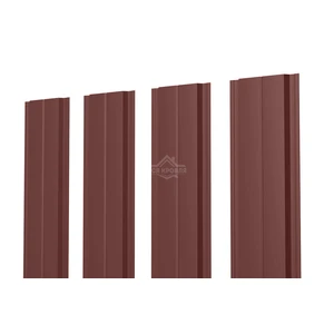 Евроштакетник В.К. прямой 0.35 Полиэстер RAL 8017