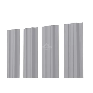 Евроштакетник П-Премиум прямой 0.35 Полиэстер RAL 7004