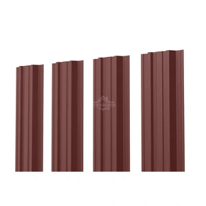 Евроштакетник П-Премиум прямой 0.35 Полиэстер RAL 8017