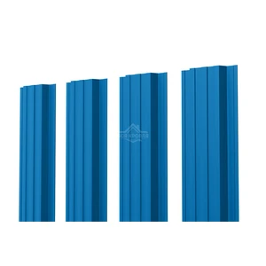 Евроштакетник П-образный прямой 0.35 Полиэстер RAL 5005