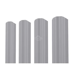 Евроштакетник М-образный фигурный 0.35 Полиэстер RAL 7004