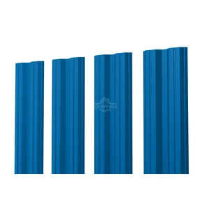 Евроштакетник М-образный 0.35 Полиэстер RAL 5005