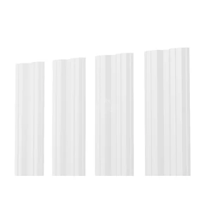 Евроштакетник М-образный 0.35 Полиэстер RAL 9003