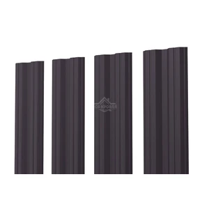 Евроштакетник М-образный 0.4 Полиэстер RAL 8019