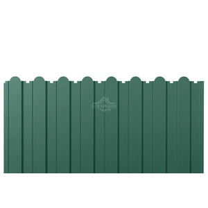 Профнастил стеновой С-20А фигурный 0.35 Полиэстер RAL 6005