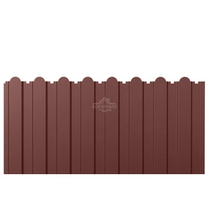 Профнастил стеновой С-20А фигурный 0.35 Полиэстер RAL 8017