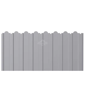 Профнастил С-20В фигурный 0.35 Полиэстер RAL 7004