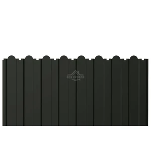 Профнастил С-20В фигурный 0.35 Полиэстер RAL 9005