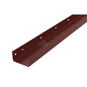 Профиль П-образный вертикальный 0.5 Полиэстер RAL 8017