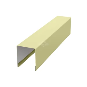 Планка для забора П-образная С20 Полиэстер RAL 1014