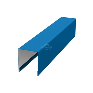 Планка для забора П-образная С20 Полиэстер RAL 5005