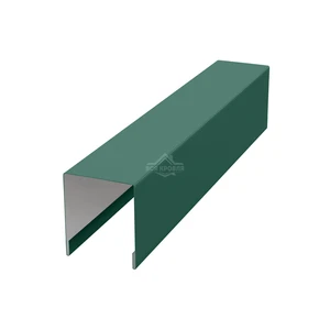 Планка для забора П-образная С20 Полиэстер RAL 6005