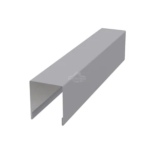 Планка для забора П-образная С20 Полиэстер RAL 7004