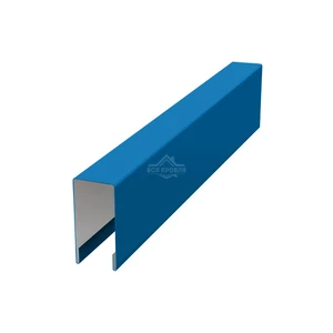 Планка для забора П-образная С8 Полиэстер RAL 5005