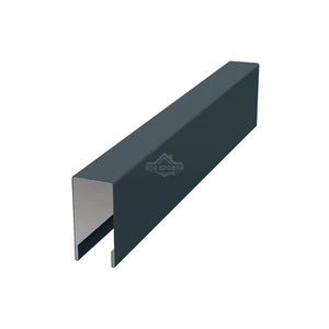 Планка для забора П-образная С8 Полиэстер RAL 7016