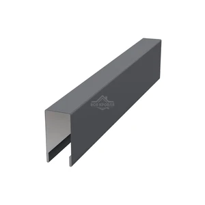 Планка для забора П-образная С8 Texture RAL 7024