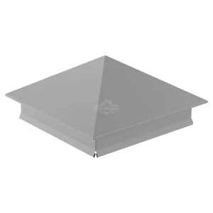 Колпак на столб 400х400 Zn