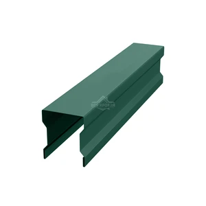 Планка для забора фигурная С20 Полиэстер RAL 6005