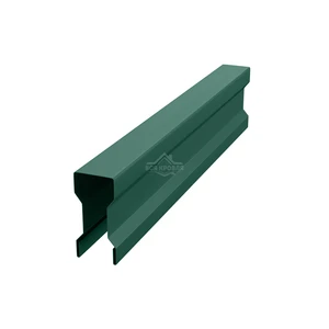 Планка для забора фигурная С8 Полиэстер RAL 6005