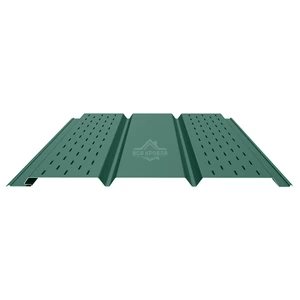 Софит PROFI с двойной перфорацией (боковой) 0.5 Полиэстер RAL 6005